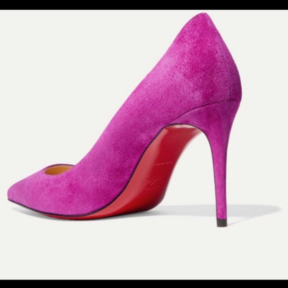 Christian Louboutin Kate Purple Suede 85 - Picture 2 of 2